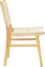 Καρέκλα Arten pakoworld σχοινί-rubberwood σε φυσική απόχρωση 60x55x85εκ - Image 3