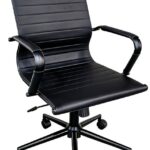 Καρέκλα γραφείου διευθυντή Valter pakoworld pu μαύρο 55.5x58x108εκ