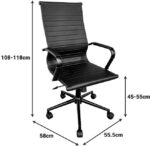 Καρέκλα γραφείου διευθυντή Valter pakoworld pu μαύρο 55.5x58x108εκ - Image 6