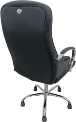 Καρέκλα γραφείου διευθυντή Quilted pakoworld pu μαύρο 62x70x116εκ - Image 2
