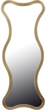 Καθρέπτης Boulen Inart μέταλλο σε χρυσή απόχρωση 51x2x126εκ