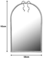Καθρέπτης Frensia Inart μέταλλο σε χρυσή απόχρωση 58x3x93εκ - Image 2