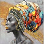 Πίνακας σε καμβά Africana I 3D Inart 100x3x100εκ