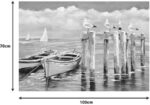 Πίνακας σε καμβά Port I Inart 100x3x70εκ - Image 2