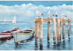 Πίνακας σε καμβά Port I Inart 100x3x70εκ