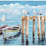 Πίνακας σε καμβά Port I Inart 100x3x70εκ