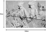Πίνακας σε καμβά Parote Ι Inart 100x3x70εκ - Image 2