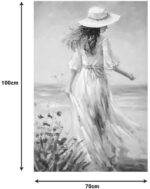 Πίνακας σε καμβά Avra Ι Inart 60x3x90εκ - Image 2