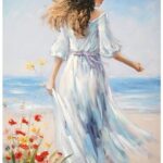 Πίνακας σε καμβά Avra Ι Inart 60x3x90εκ
