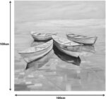 Πίνακας σε καμβά Boatty Inart 100x3x100εκ - Image 2