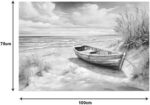 Πίνακας σε καμβά Boato Ι Inart 100x3x70εκ - Image 2