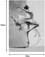 Πίνακας σε καμβά Dancito 3D Inart 70x2.5x100εκ - Image 2