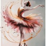 Πίνακας σε καμβά Dancito I 3D Inart 70x2.5x100εκ