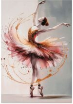 Πίνακας σε καμβά Dancito I 3D Inart 70x2.5x100εκ