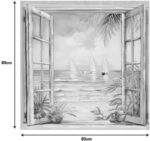 Πίνακας σε καμβά Deive Ι 3D Inart 80x3x80εκ - Image 2