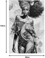 Πίνακας σε καμβά Georgina I 3D Inart 80x3x120εκ - Image 2