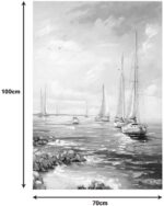 Πίνακας σε καμβά Sailsy Inart 70x3x100εκ - Image 2