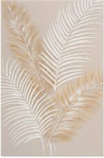 Πίνακας σε καμβά Leavy I Inart 60x3x90εκ