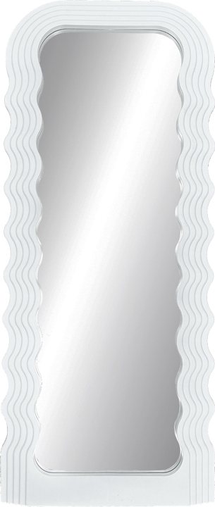 298-000037 Καθρέπτης Maraya pakoworld λευκό PP 46x3.2x110εκ - Image 1