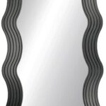 Καθρέπτης Spejo pakoworld μαύρο PP 50x2.8x147.5εκ
