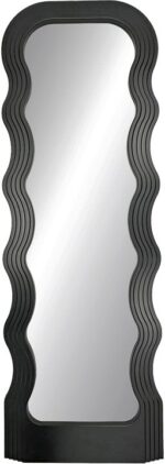 Καθρέπτης Spejo pakoworld μαύρο PP 50x2.8x147.5εκ