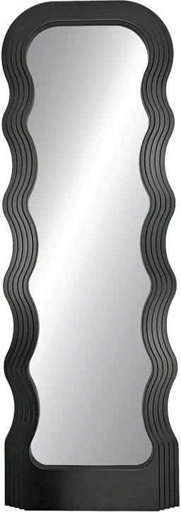 298-000041 Καθρέπτης Spejo pakoworld μαύρο PP 50x2.8x147.5εκ - Image 1