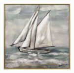 Πίνακας σε καμβά Siedo Inart με πλαίσιο 70x3.5x70εκ