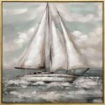 Πίνακας σε καμβά Siedo I Inart με πλαίσιο 70x3.5x70εκ