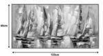 Πίνακας σε καμβά Yelkan Ι Inart με πλαίσιο 120x3.5x60εκ - Image 2