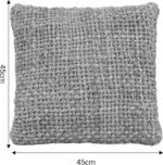 Μαξιλάρι Petron Inart φυσικό γιούτα 45x45x12.5εκ - Image 4