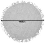 Χαλί Chata Inart γιούτα σε φυσική απόχρωση Φ120x1εκ - Image 2