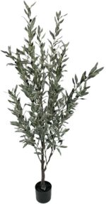 Διακοσμητικό φυτό Olive tree II σε γλάστρα Inart πράσινο pp Υ160εκ