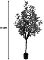 Διακοσμητικό φυτό Lemon tree σε γλάστρα Inart πράσινο pp Υ180εκ - Image 2