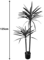 Διακοσμητικό φυτό Dracaena palm σε γλάστρα Inart πράσινο pp Υ125εκ - Image 2