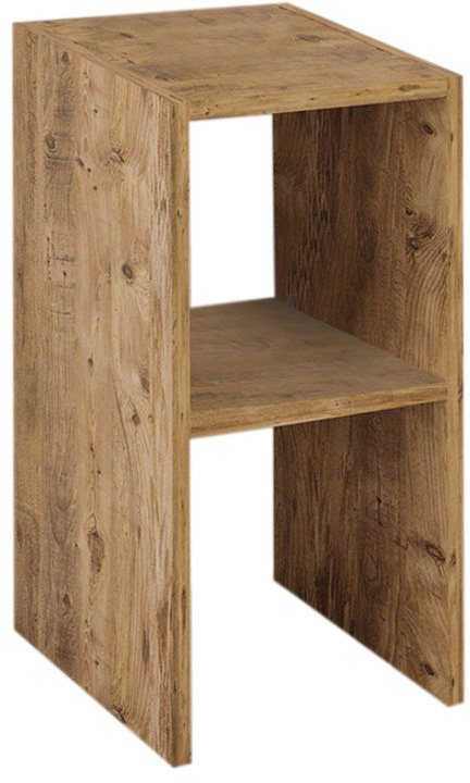 321-000116 Κομοδίνο Deseo pakoworld σε oak απόχρωση 30x30x60εκ - Image 1