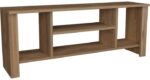 Έπιπλο τηλεόρασης Seref pakoworld σε oak απόχρωση 120x30x47εκ - Image 2