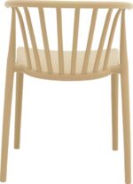 Πολυθρόνα Zelma pakoworld pp σε ανοιχτή απόχρωση cappuccino 55x53x73εκ - Image 6