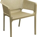 Πολυθρόνα Oviez pakoworld pp σε cappuccino απόχρωση 59x58x79εκ