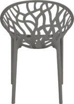 Πολυθρόνα Daren pakoworld pp σε ανθρακί απόχρωση 59x60x79,5εκ - Image 6