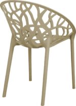 Πολυθρόνα Daren pakoworld pp σε cappuccino απόχρωση 59x60x79,5εκ - Image 3
