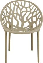 Πολυθρόνα Daren pakoworld pp σε cappuccino απόχρωση 59x60x79,5εκ - Image 5