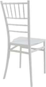 Καρέκλα Tiffany Ι pakoworld pp σε λευκή απόχρωση 38.5x46.5x87εκ - Image 3
