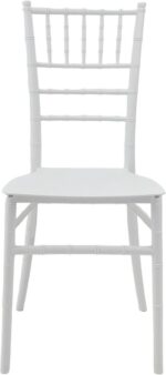 Καρέκλα Tiffany Ι pakoworld pp σε λευκή απόχρωση 38.5x46.5x87εκ - Image 5