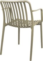 Πολυθρόνα Zoi pakoworld pp cappuccino 54x57.5x79εκ - Image 2
