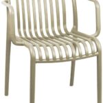 Πολυθρόνα Zoi pakoworld pp cappuccino 55.5x57.5x79εκ