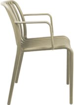 Πολυθρόνα Zoi pakoworld pp cappuccino 54x57.5x79εκ - Image 3