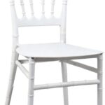 Καρέκλα Napoleon pakoworld pp λευκή 38,5x46,5x89εκ