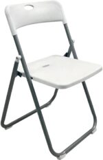 Καρέκλα catering-συνεδρίου πτυσσόμενη Edison pakoworld λευκό 38x49x73εκ