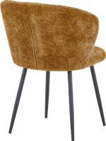 Καρέκλα Karg pakoworld camel ύφασμα-πόδι μαύρο μέταλλο 57x62x80εκ - Image 2