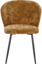 Καρέκλα Karg pakoworld camel ύφασμα-πόδι μαύρο μέταλλο 57x62x80εκ - Image 4